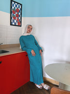 Sunday Linen Dress - Teal