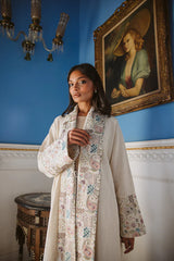Hindi kaftan in beige - print 2