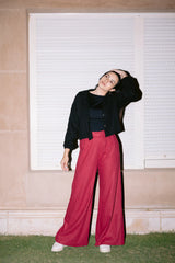 Linea pants in maroon