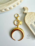 Crescent Glow Keychain