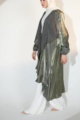 Emilia Kaftan in Greyish Olive