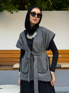 Grey vest
