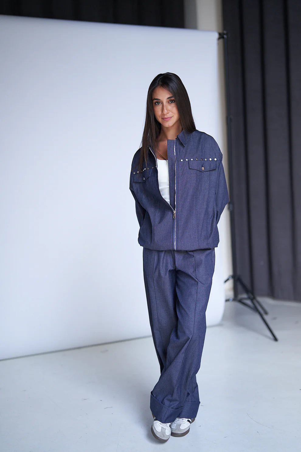 Relaxed Denim Pants