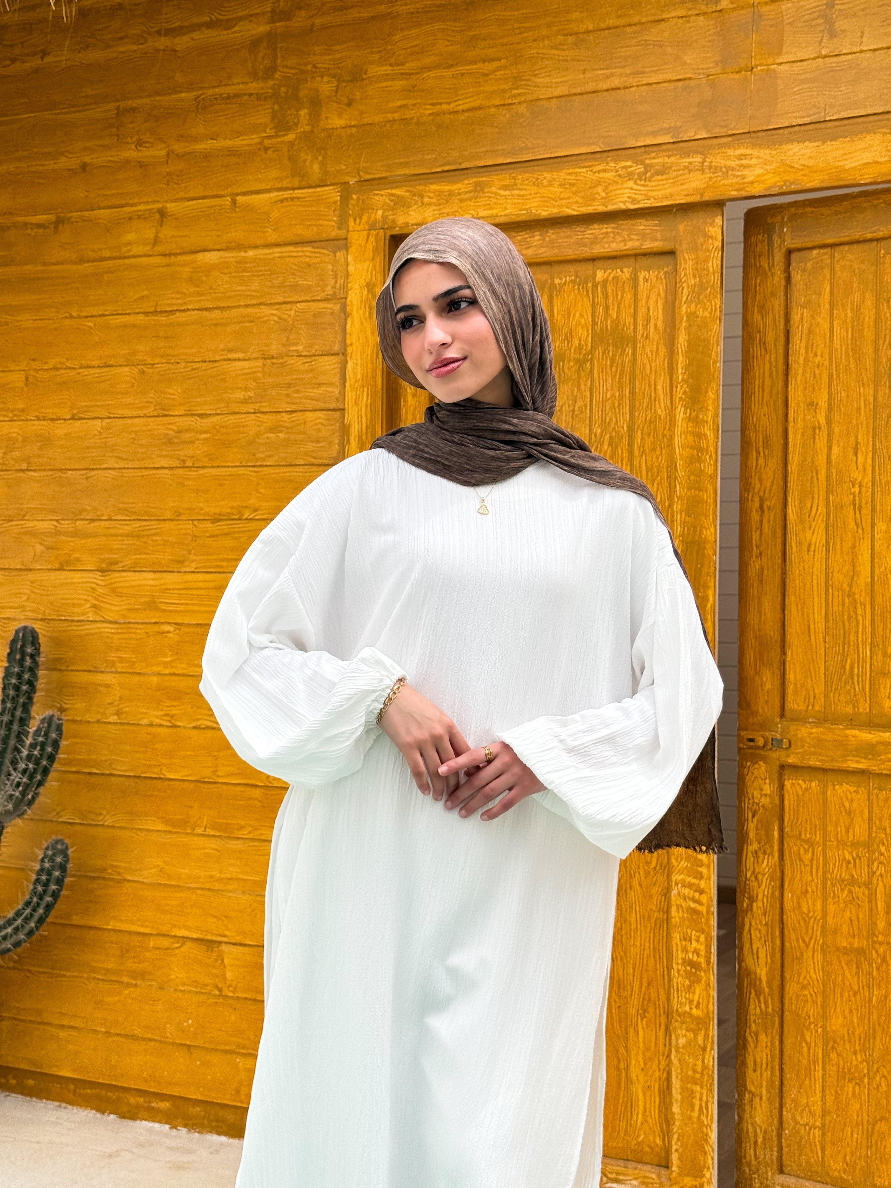 Ribbed Long Line Tunic
C500 White