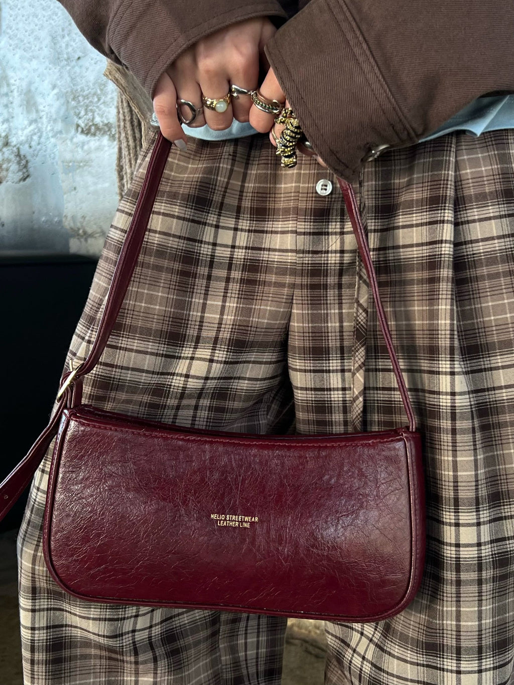 TOKEN BAG BURGUNDY