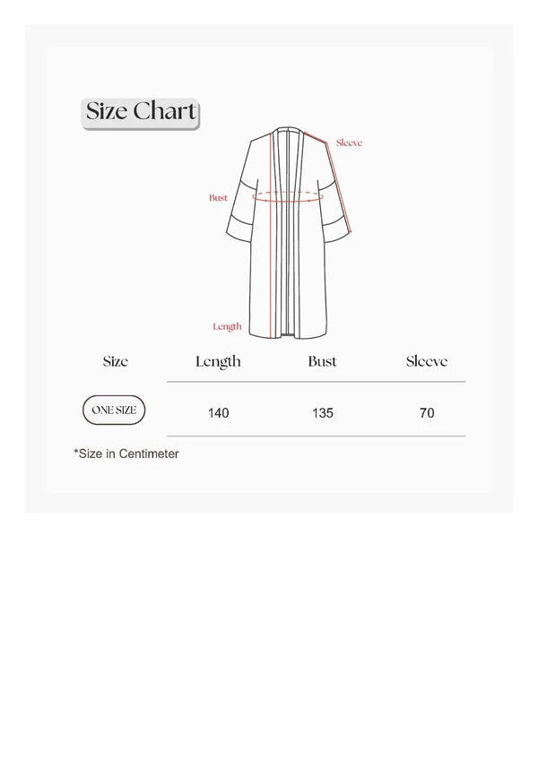 Shimmer kaftan in Lilac