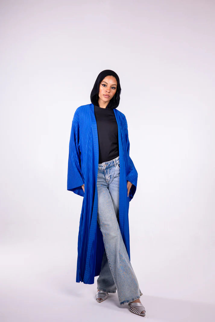 Dress me kimono in royal blue