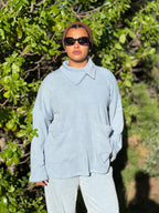 The Wool Criss-cross Blouse