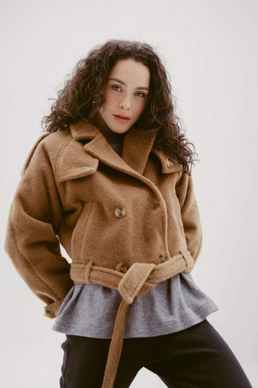 Cozy Belted Jacket