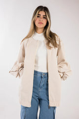 The pocket jacket in beige