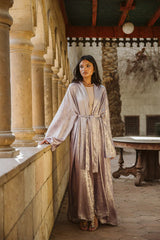 Shimmer kaftan in Lilac