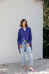 Pretty girl blouse in purple