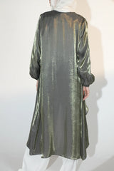 Emilia Kaftan in Greyish Olive