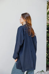 Pretty girl blouse in Navy