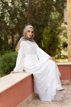 Flora Ruffles dress Code 15 white