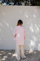 Linen shirt in Pink