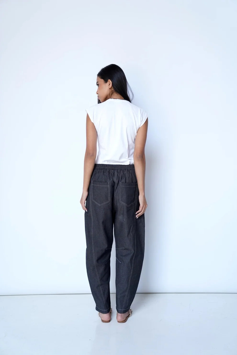 Balloon Denim Pants