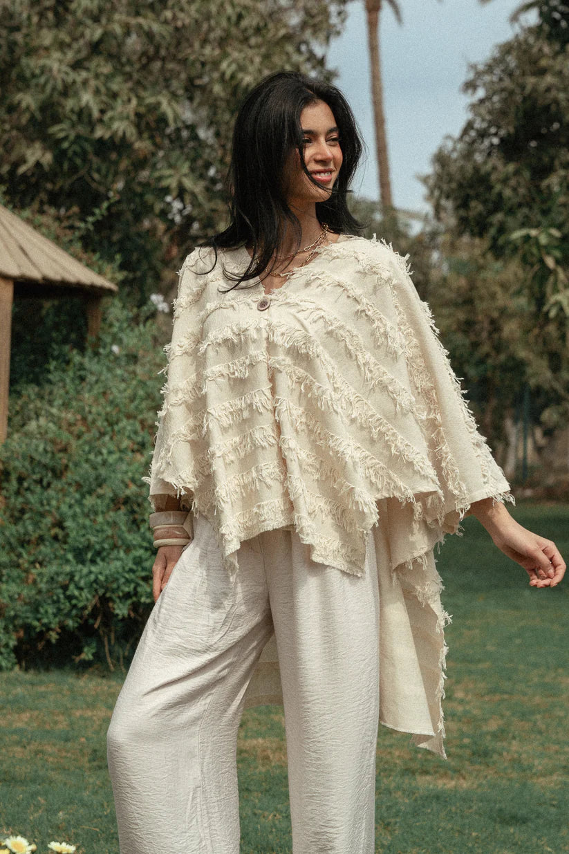 Fringes Cozy Knit Cardigan