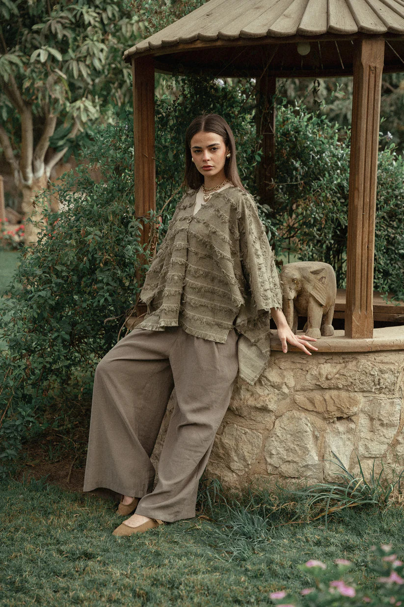 Fringes Cozy Knit Cardigan