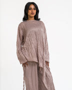 Bougie Girl Premium Wrinkled Satin Set