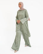 Bougie Girl Premium Wrinkled Satin Set