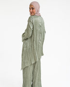 Bougie Girl Premium Wrinkled Satin Set