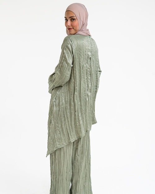 Bougie Girl Premium Wrinkled Satin Set