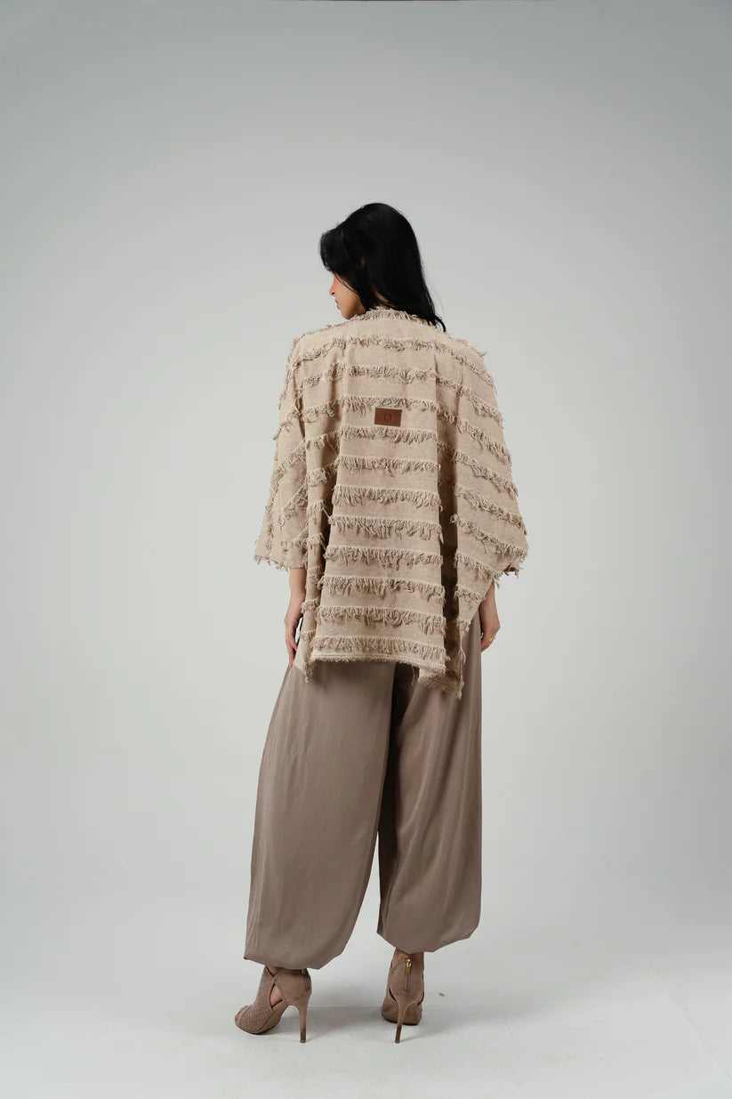 Fringes Cozy Knit Cardigan