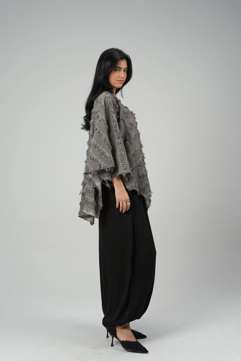 Fringes Cozy Knit Cardigan