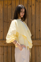 The linen jacket - Yellow