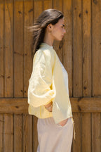 The linen jacket - Yellow