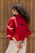 The linen jacket - Red