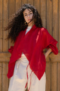 The linen jacket - Red