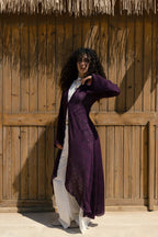 Sol Cardigan - Purple Plum