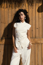 Contour vest - Offwhite