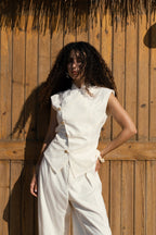 Contour vest - Offwhite