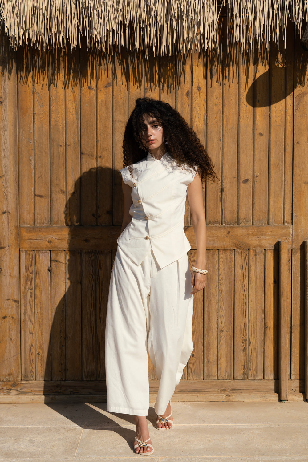 Contour vest - Offwhite