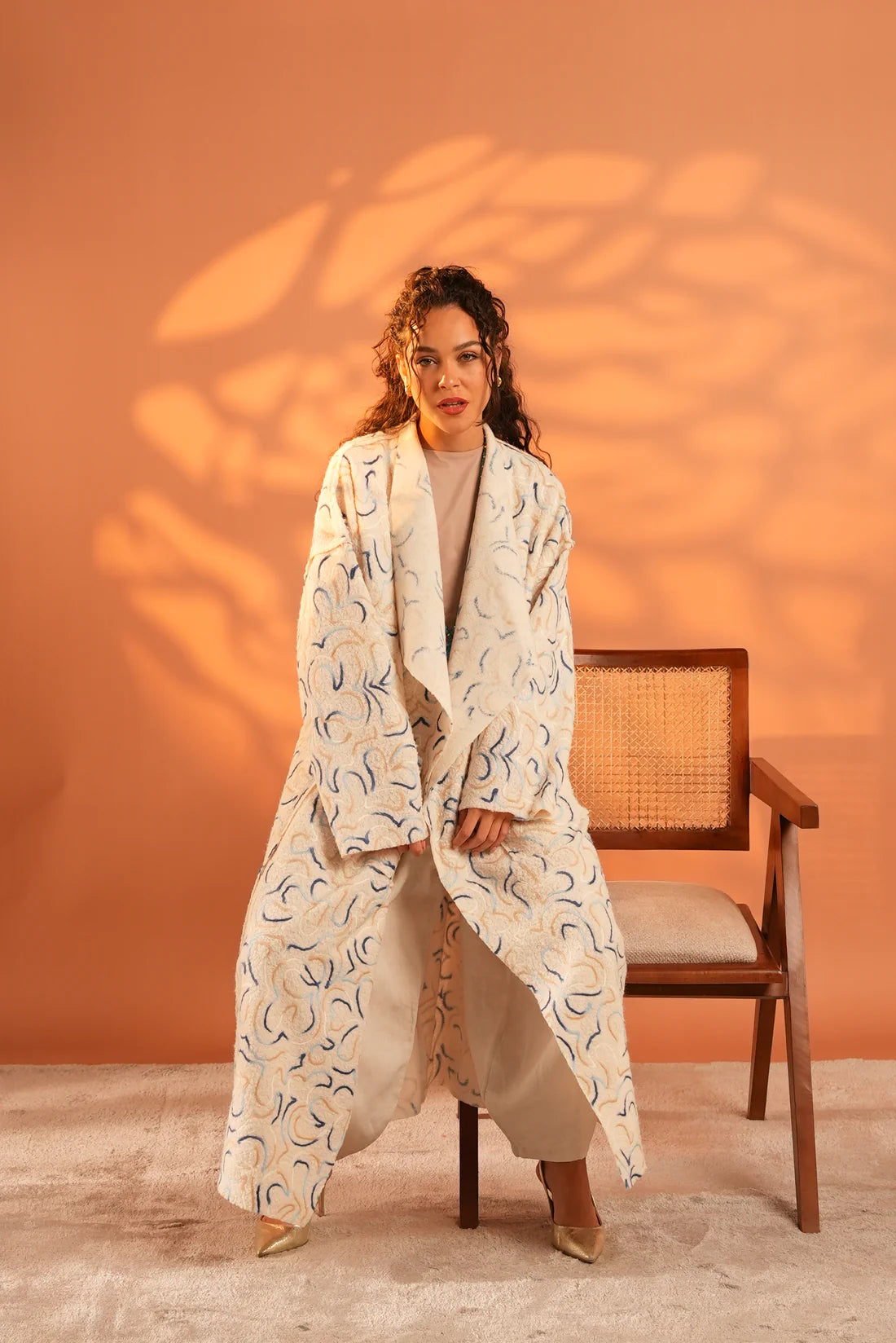 Serene Embroidered Coat