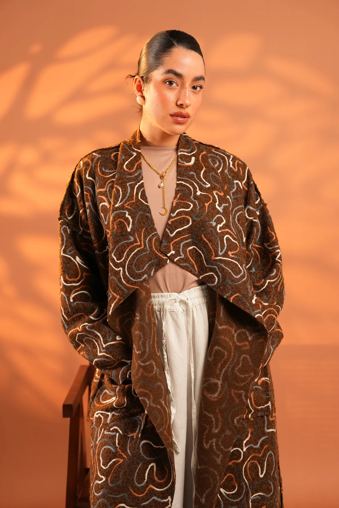 Serene Embroidered Coat