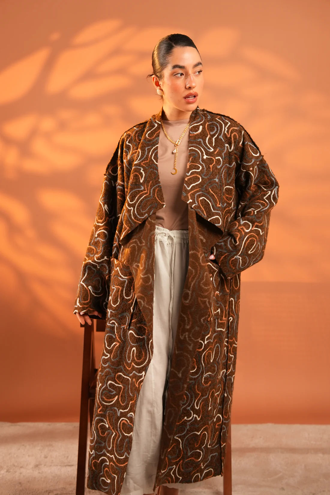 Serene Embroidered Coat