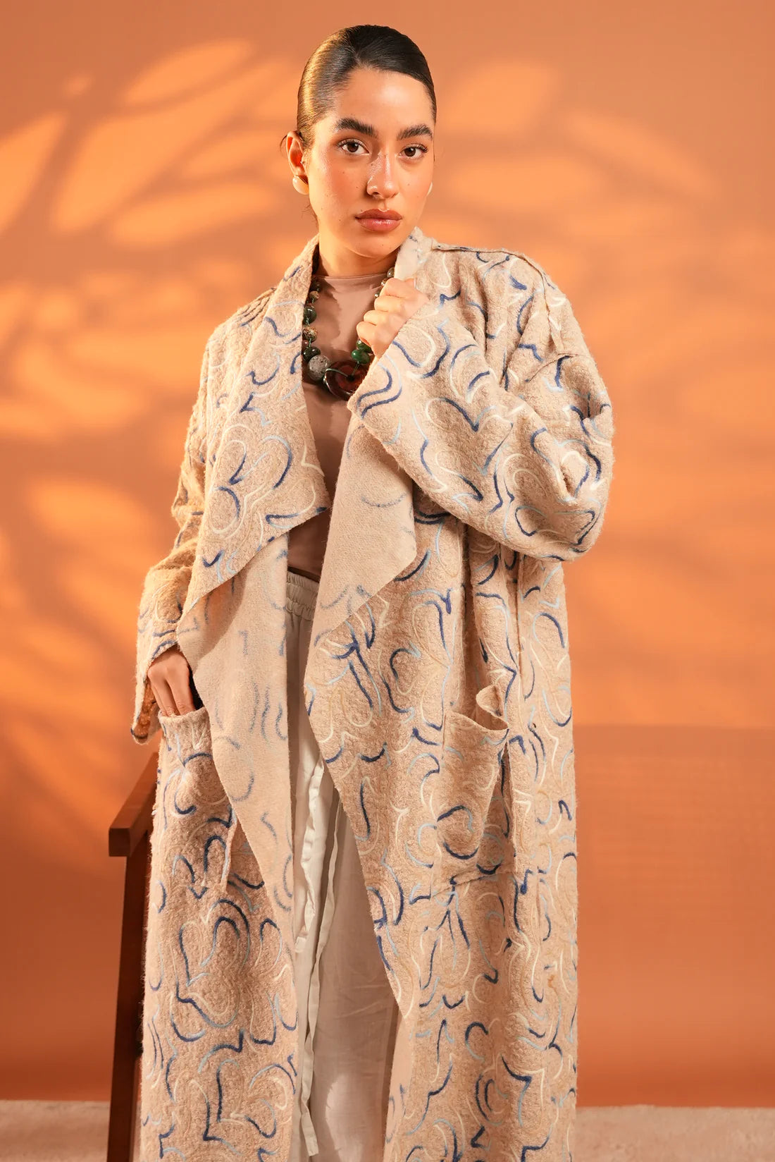Serene Embroidered Coat