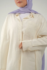 Light bej linen shirt