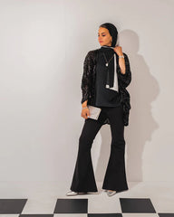 Flare pants - Black