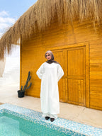 Ribbed Long Line Tunic
C500 White