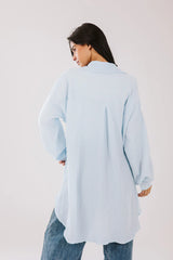 Airy chemise in baby blue