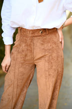 Suede Carmel pants