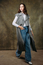 Cozy Knit Long Vest