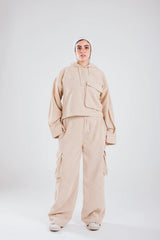 Cargo loose set in beige
