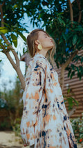 Bloom tie-dye cardigan