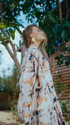 Bloom tie-dye cardigan